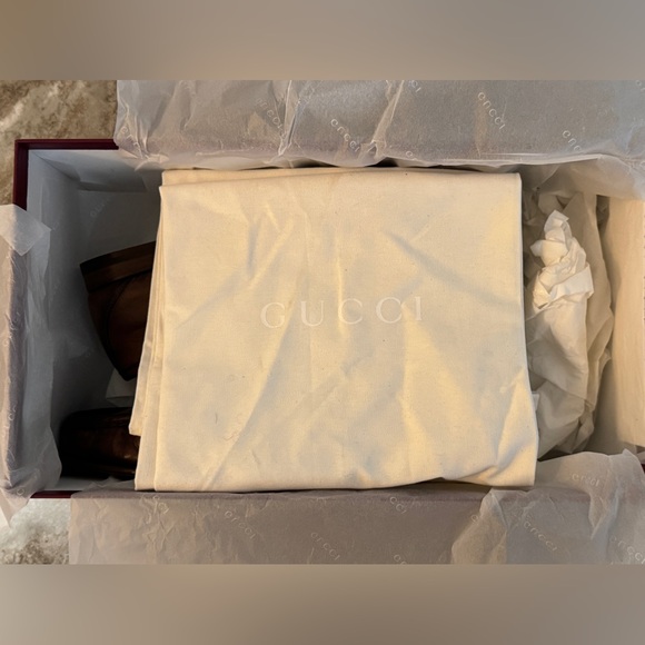 GUCCI 1953 Horsebit Leather Loafer Brown Ombre 8 / 8.5 US $1100 Brixton Jordaan - Picture 10 of 11